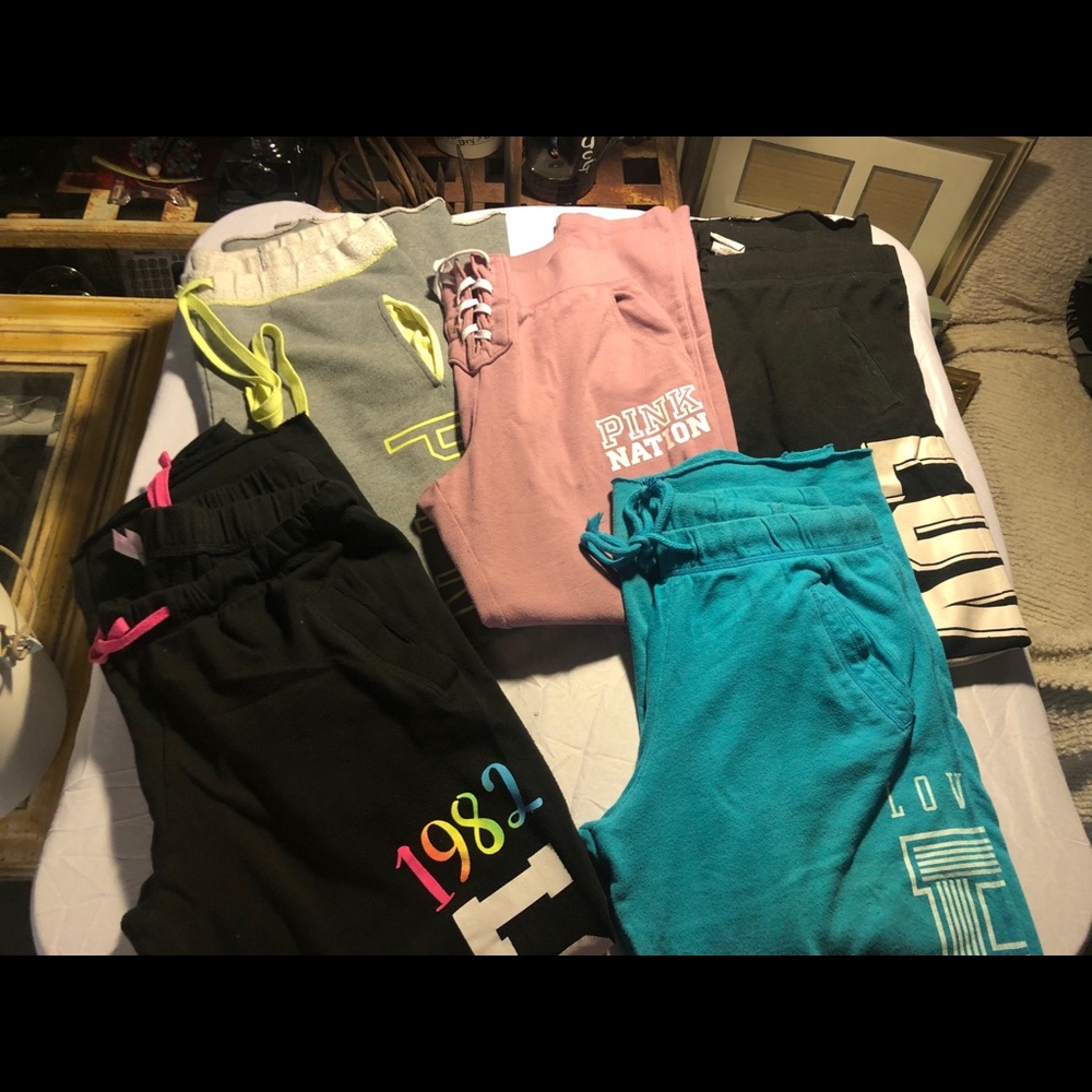 5 pairs of casual sweatpants